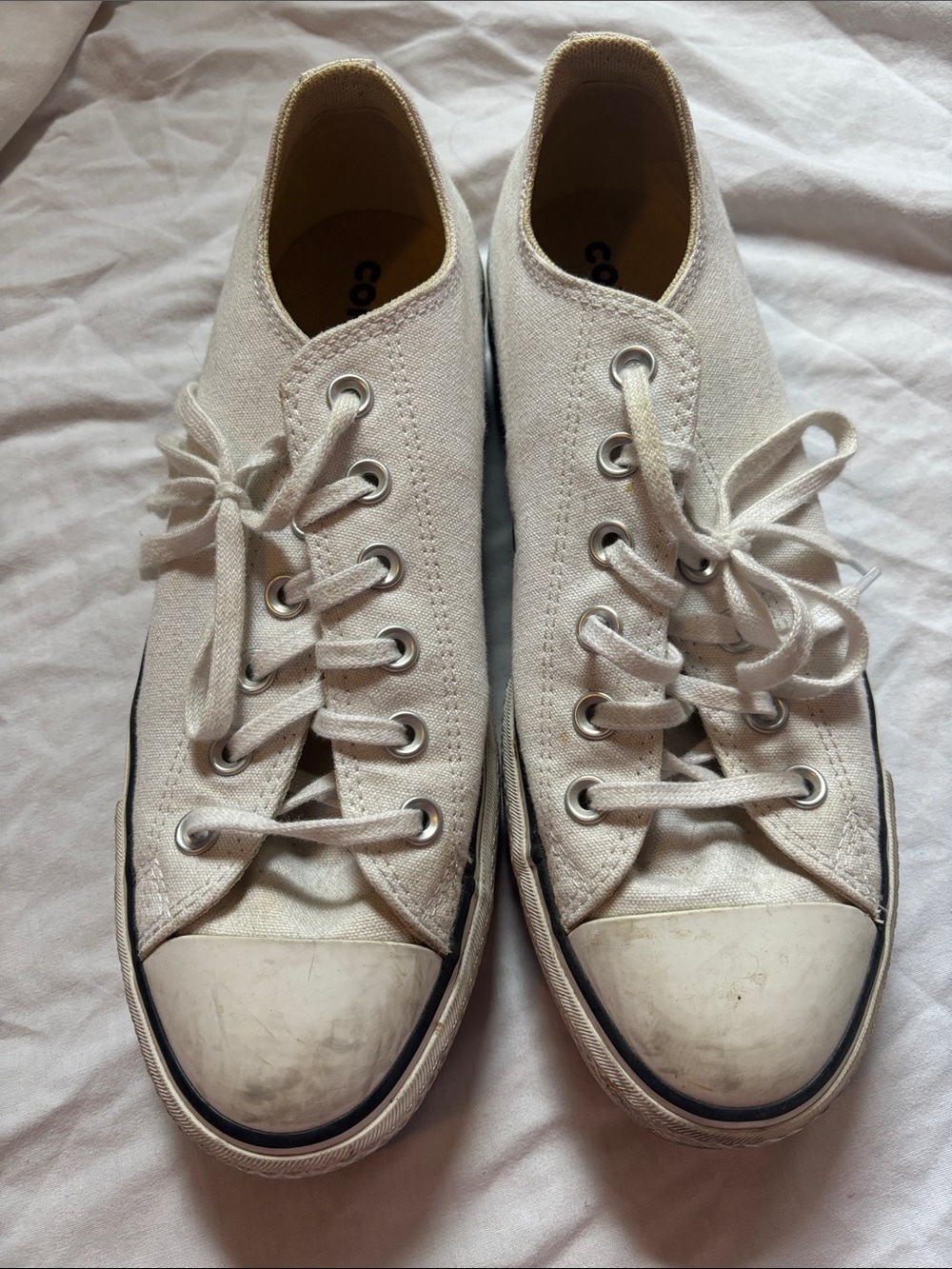 Platform White Converse